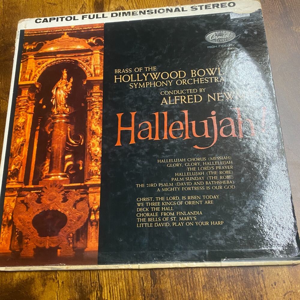 Brass Of The Hollywood Bowl Symphony Orchestra Hallelujah! (Vinyl, 1960) Capitol